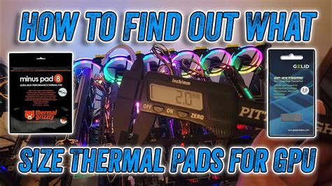 What Size Thermal Pads For GPU How To Find Out YouTube