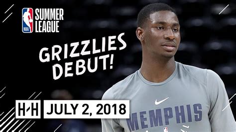 Jaren Jackson Jr Grizzlies Debut Highlights Vs Hawks 20180702