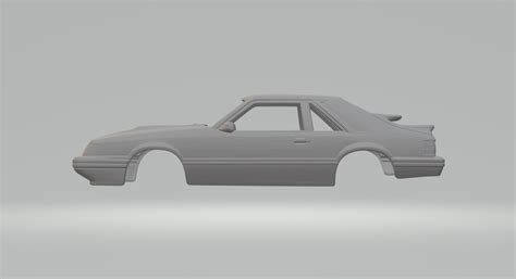 Stl File Ford Mustang Svo 86・3d Printing Template To Download・cults