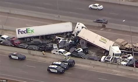Footage Emerges Of How The Massive Pileup At Fort Worth Highway Started