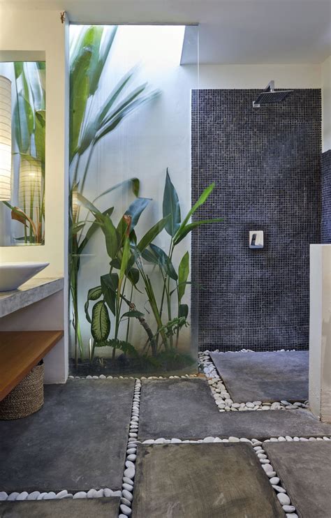 Maceri Villa Bali Outdoor Bathroom Design Bali House Tropical
