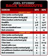 Workout Routine Back Photos