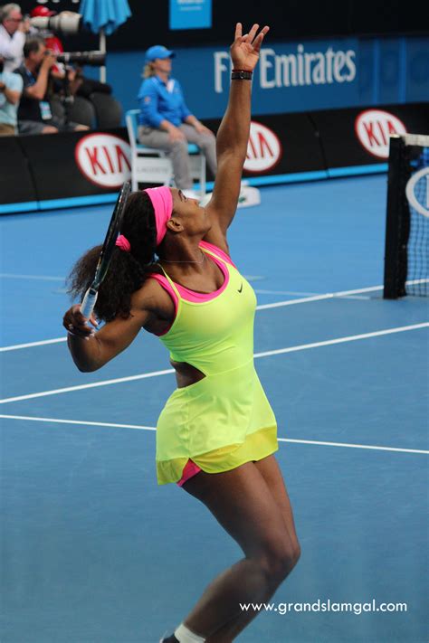 Daily live commentaries on the bbc sport website, listen to tennis breakfast daily from 07:00 gmt on bbc radio 5 live sports extra and watch highlights on. Serena Williams' Australian Open 2015 Pink and Yellow Nike Outfit