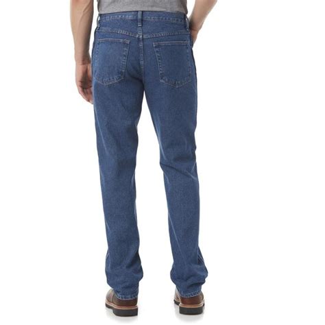 Rustler Mens Relaxed Fit Jeans Medium Wash