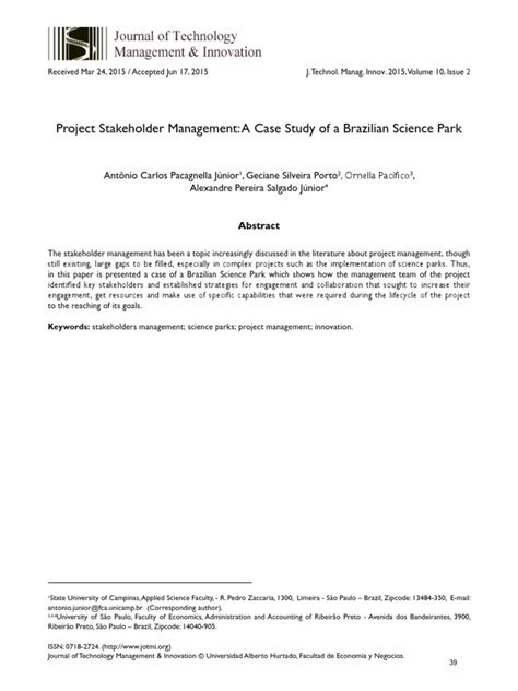 Stakeholder Management Case Study Pdf Strategic Management