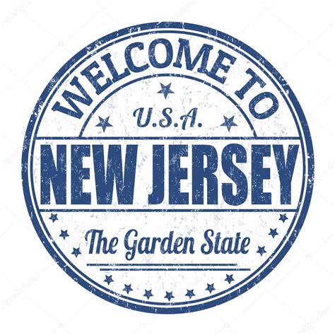 Welcome To New Jersey Stamp Stock Vector Image By ©roxanabalint 55205975