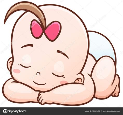 Cartoon Süßes Baby Vektorgrafik Lizenzfreie Grafiken © Sararoom