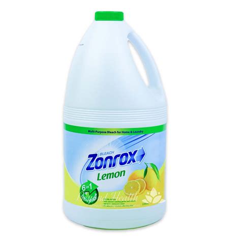 Zonrox Bleach Lemon Scent 6 In 1 Total Clean 1 Gallon 3785l