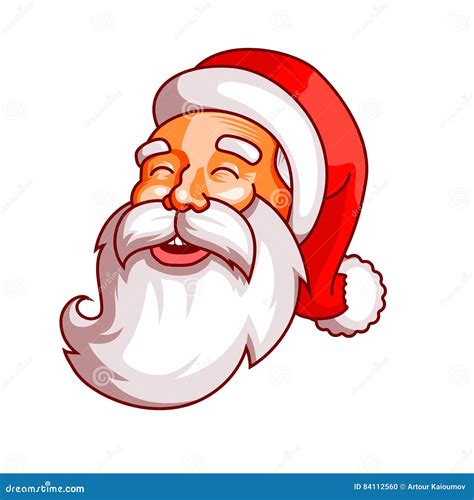 Santa Claus Emotions Part Of Christmas Set Laugh Fun Joy Ready For