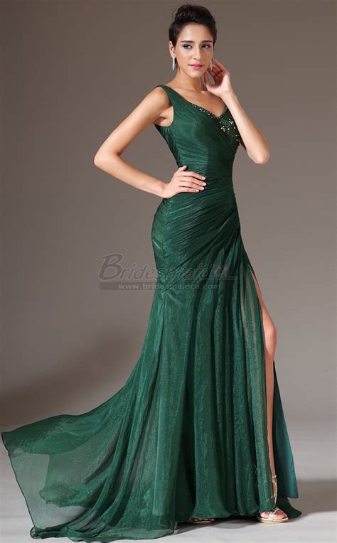 Connected apparel dark green dress 14w short sleeves strappy neckline versatile. Dark Green Long Mermaid Chiffon and Lace Straps Bridesmaid ...