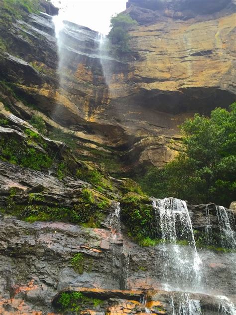 Waterfall In The Mountains Katoomba Falls Australia