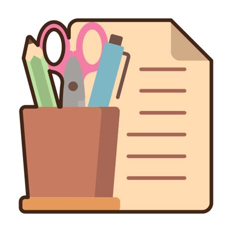 Office Supplies Free Icon