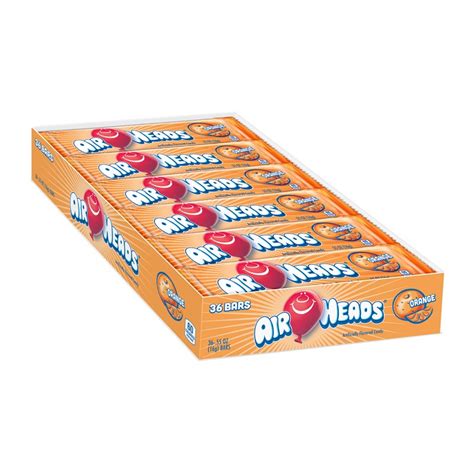 Airheads Orange Taffy Candy 36 Count Box