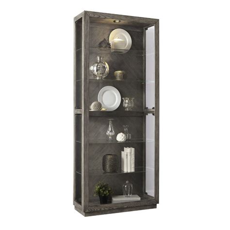 A downside is that this model weighs over 220 pounds. Aahil Lighted Curio Cabinet (With images) | Curio cabinet ...