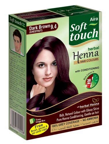 hair dye dark brown henna dyes packaging size 60 gms 10gms x 6 sachets at best price in