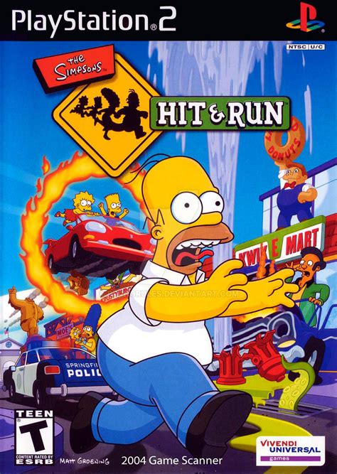 The Simpsons Hit And Run PS2 NTSC U INGLÉS MEGA INFINITASdescargas