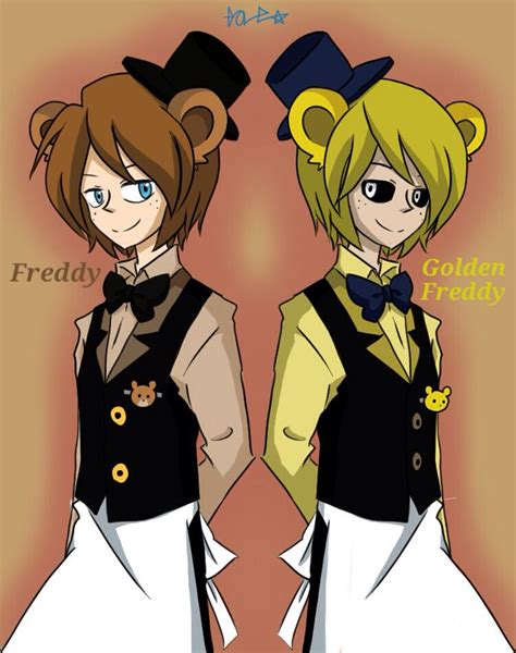 Freddy And Golden Freddy Freddy Anime Fnaf Freddy Freddy Fazbear Anime Fnaf Five Nights