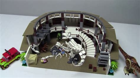 Lego Jurassic Park Escaping The Visitor Center Moc Contest Entry Youtube