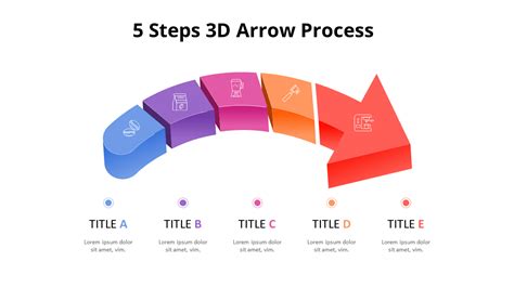 3d Arrow Process Diagram
