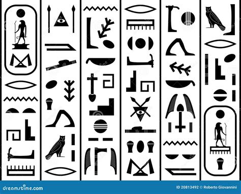 Hieroglyphics Stock Illustrations 6539 Hieroglyphics Stock