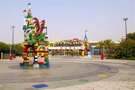 Entrance Of Legoland At Dubai Parks And Resorts Legoland Water Park