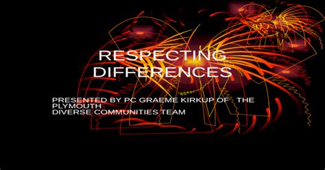 Respecting Differences Pptx Powerpoint