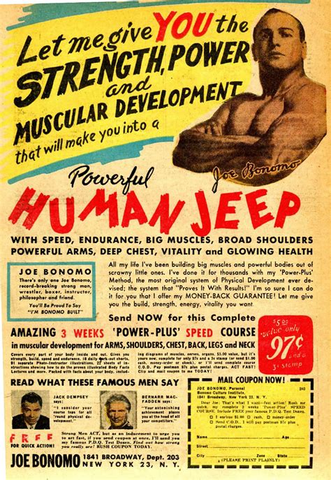 Powerful Human Jeep Vintage Ads Vintage Advertising Art Old Ads