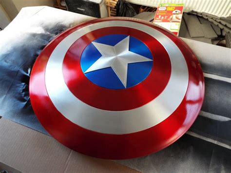 Captain America Shield Metal Prop Replica Full Size Etsy