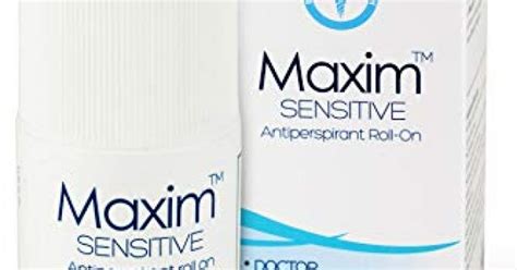 Maxim Sensitive Antiperspirant Deodorant For Hyperhidrosis And