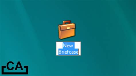 Synchronise Files With Briefcase In Windows Youtube