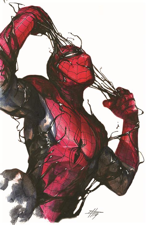 Symbiote Spider Man 1 Gabriele Dellotto Virgin Variant Set — Scorpion