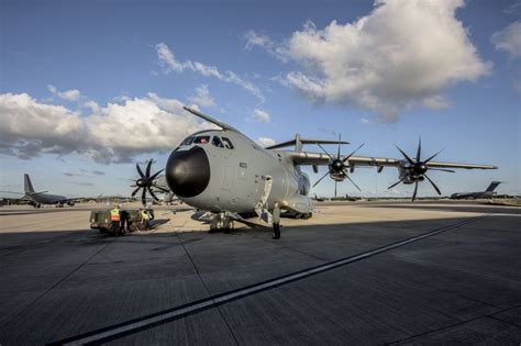 A400m Aircraft Is Delivered To The Royal Air Force Errymath