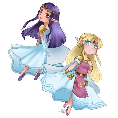 Zelda And Hilda By Raidiance On Deviantart