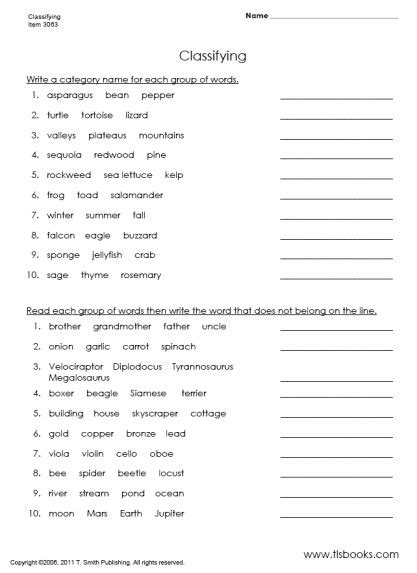14 6th Grade Science Worksheets With Answer Key
