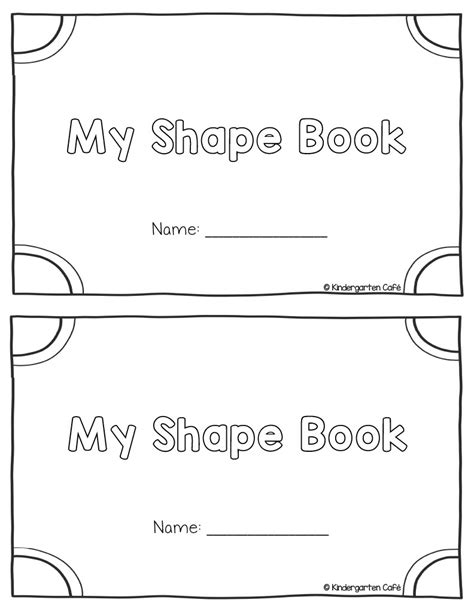 My Shape Book Printable Math Shapes Activity By Teach Simple