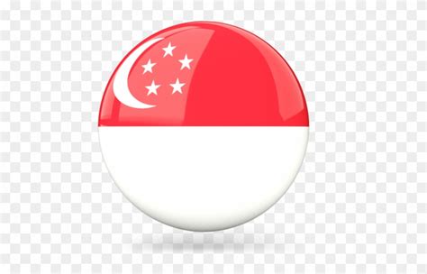 Note that you may need to adjust printer settings for the best results since flags. Glossy Round Flag Of Singapore - Indonesia Round Flag, HD ...