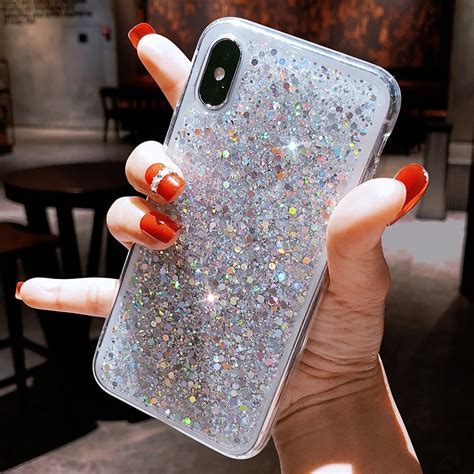 Dibandingkan dengan iphone 6, seri plus ini menggunakan layar berukuran lebih besar dengan resolusi yang lebih tinggi juga. Fashion Bling Glitter Phone Case For iphone 7 8 6 6S Plus ...