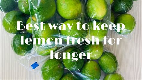 Keep Lemon Fresh For Longereasy Trick Lemon Fresh In Your Fridge For