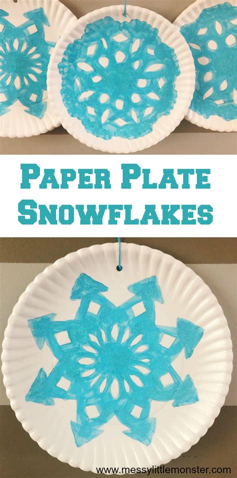 Paper Plate Snowflake Craft A Fun Winter Craft For Kids