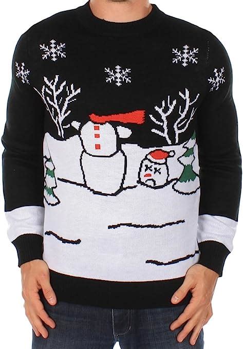 Tipsy Elves Ugly Christmas Sweater Headless Snowman