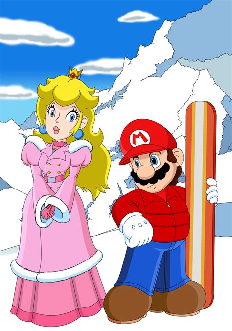 Mario And Peach Mario And Peach Fan Art Fanpop