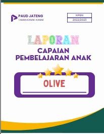 5 Desain Sampul Cover Rapor PAUD Bisa Edit (Terbaru) - PAUD JATENG