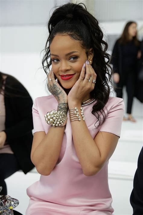 Rihanna In Pink For Dior And Off Instagramlainey Gossip Entertainment