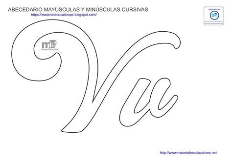 Una vez que tengas todos los moldes de letras para imprimir y recortar medianas: Moldes de letras cursivas mayúsculas y minúsculas | Moldes ...
