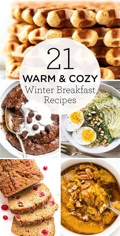 21 Warm And Cozy Winter Breakfast Recipes Breakfast Recipes Healthy