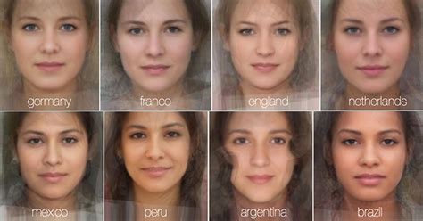 The Average Men And Womens Faces In Different Countries 9gag