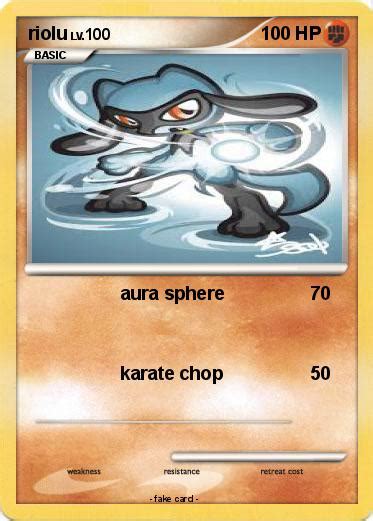 Pokémon Riolu 638 638 Aura Sphere My Pokemon Card