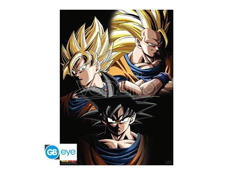 Gb Eye Dragon Ball Poster Chibi 52x38 Goku Transformations