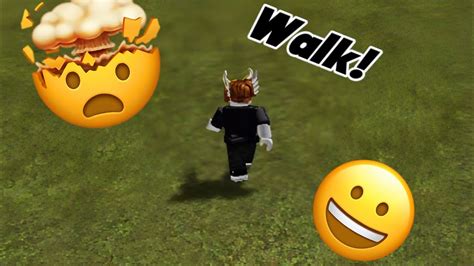 How To Walk In Roblox 😁 Youtube