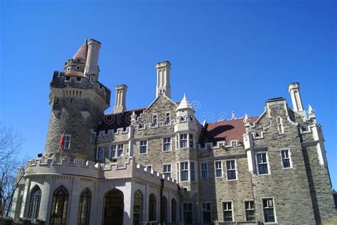 Casa Loma Castle In Toronto Ontario Kanada Stockfoto Bild Von